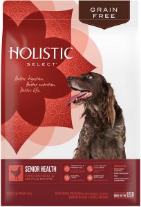 17 Best Dog Foods for Golden Retrievers Adults & Puppies. Holistic Select Senior Health.