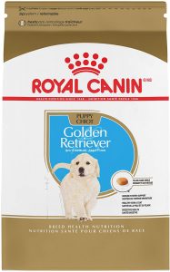 17 best dog foods for golden retrievers and puppies. Royal Canin Golden Retriever Puppy formula.