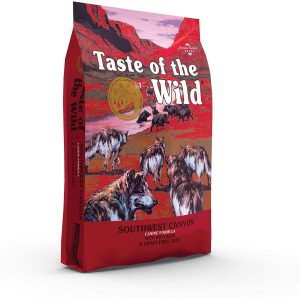 17 Best Dog Foods for Golden Retrievers & Puppies. Taste of the Wild Southwest Canyon.